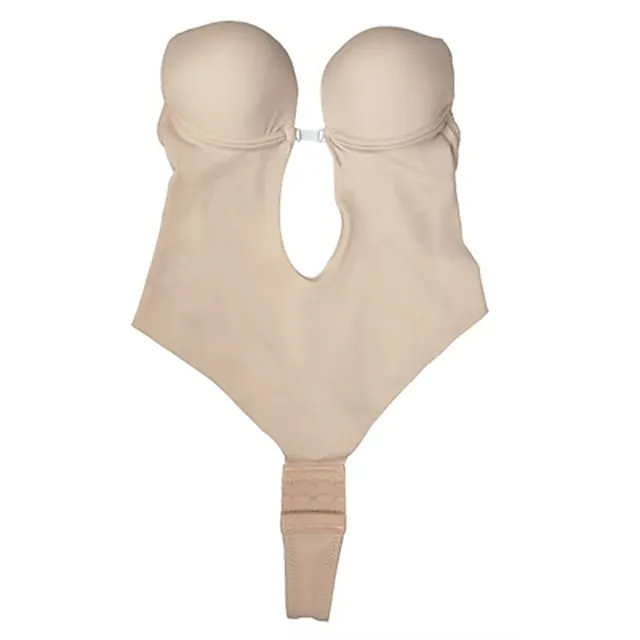 Corset Women's Bodysuits Wedding Party Party & Evening Club Black Beige Spandex Sport Overbust Corset Backless Tummy Control Push Up Pure Color Fall Winter