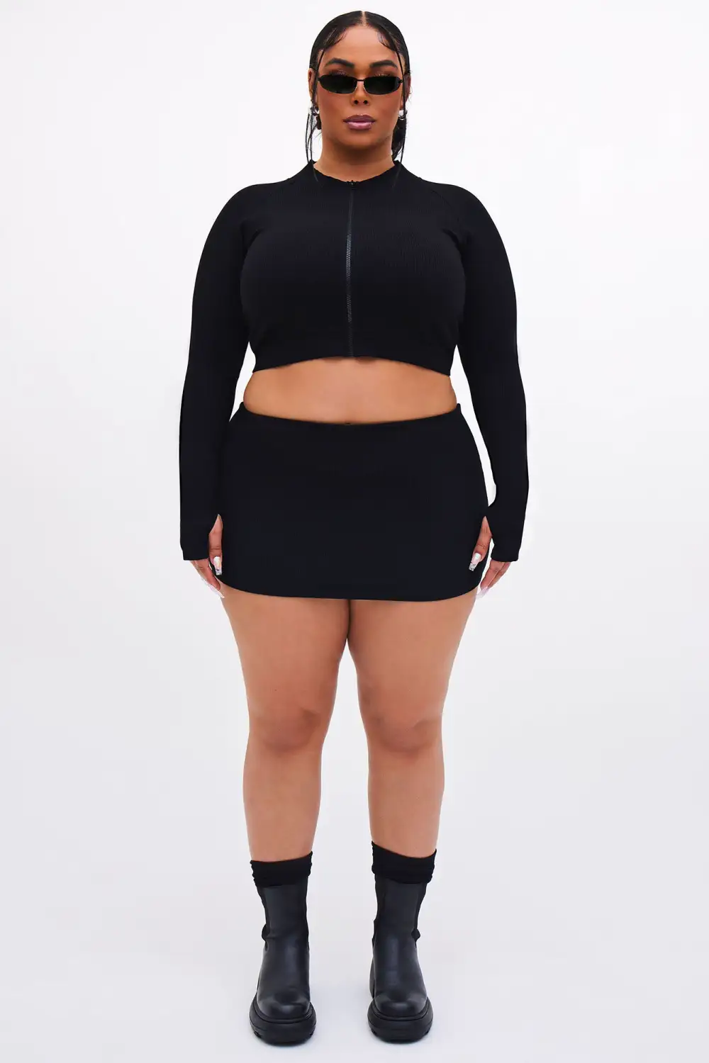 Kendall Snatched Top - Black