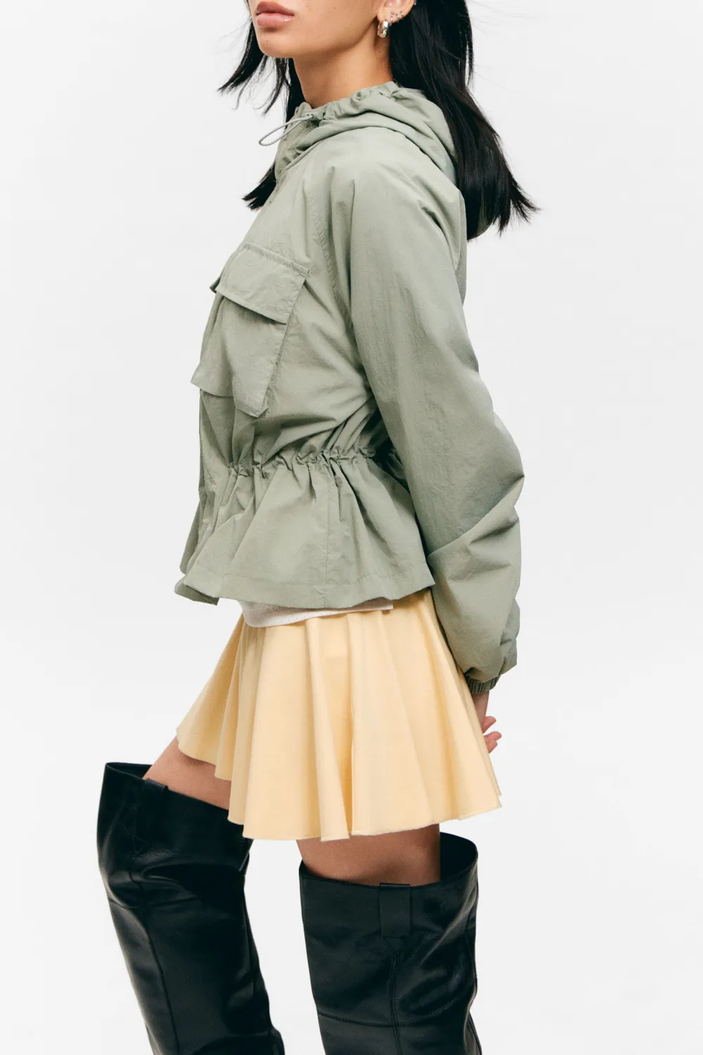 Zip Up Hooded Jacket