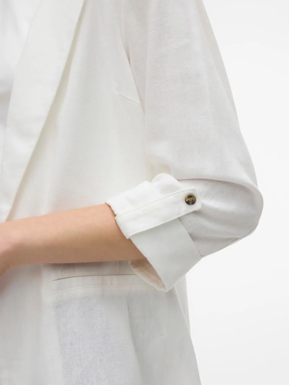 Plain Colored Soft Feel Blazer