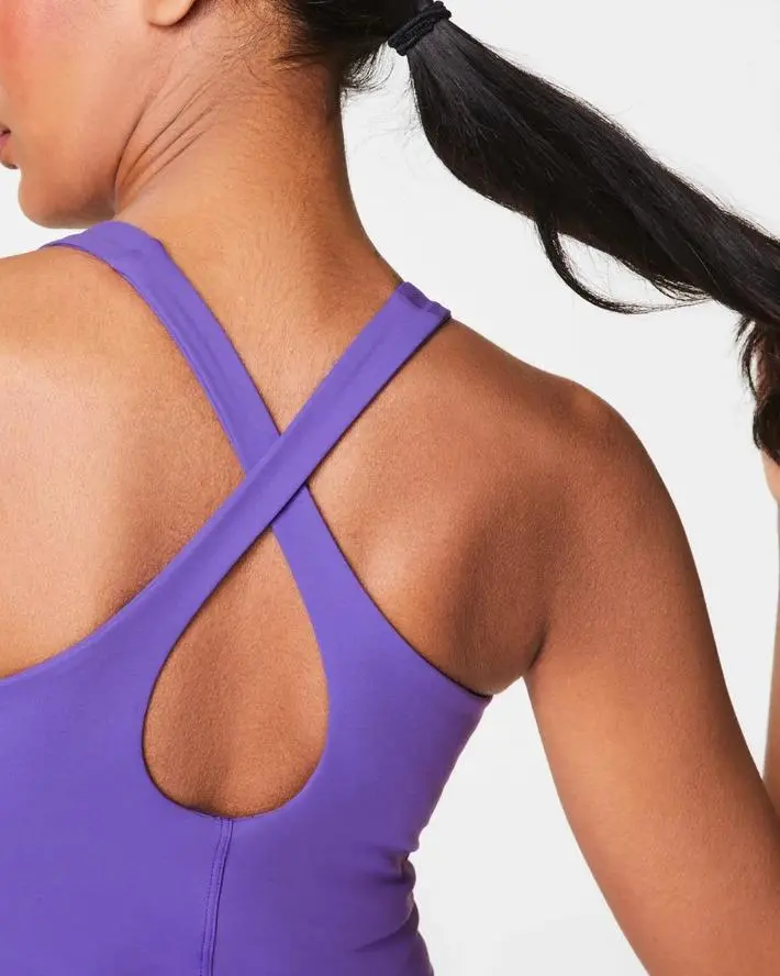 Contour Crossback Shelf Tank - Vibrant Lilac