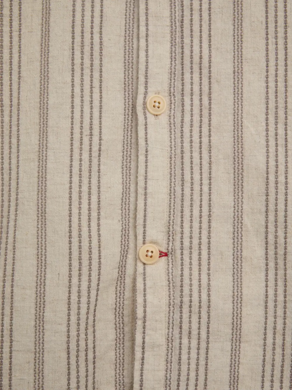 Long Sleeve Sand Cotton-Hemp Shirt