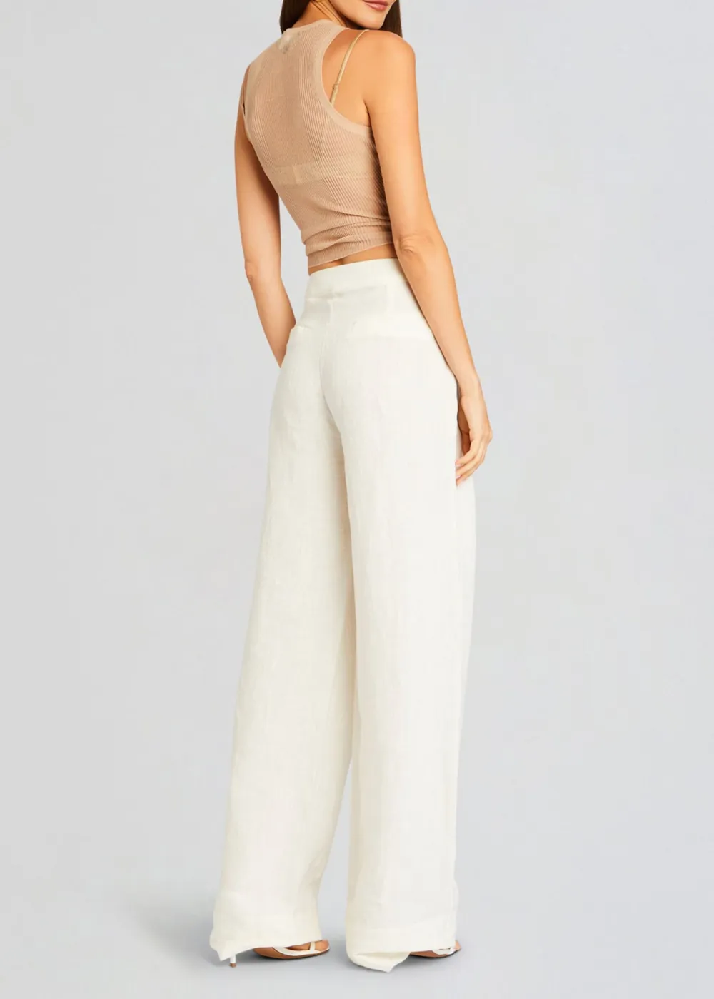 Linen Pleated Pant