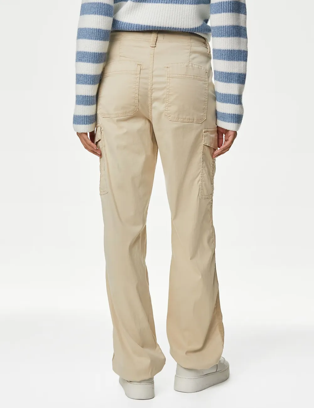 Straight Leg Trousers with Pocket