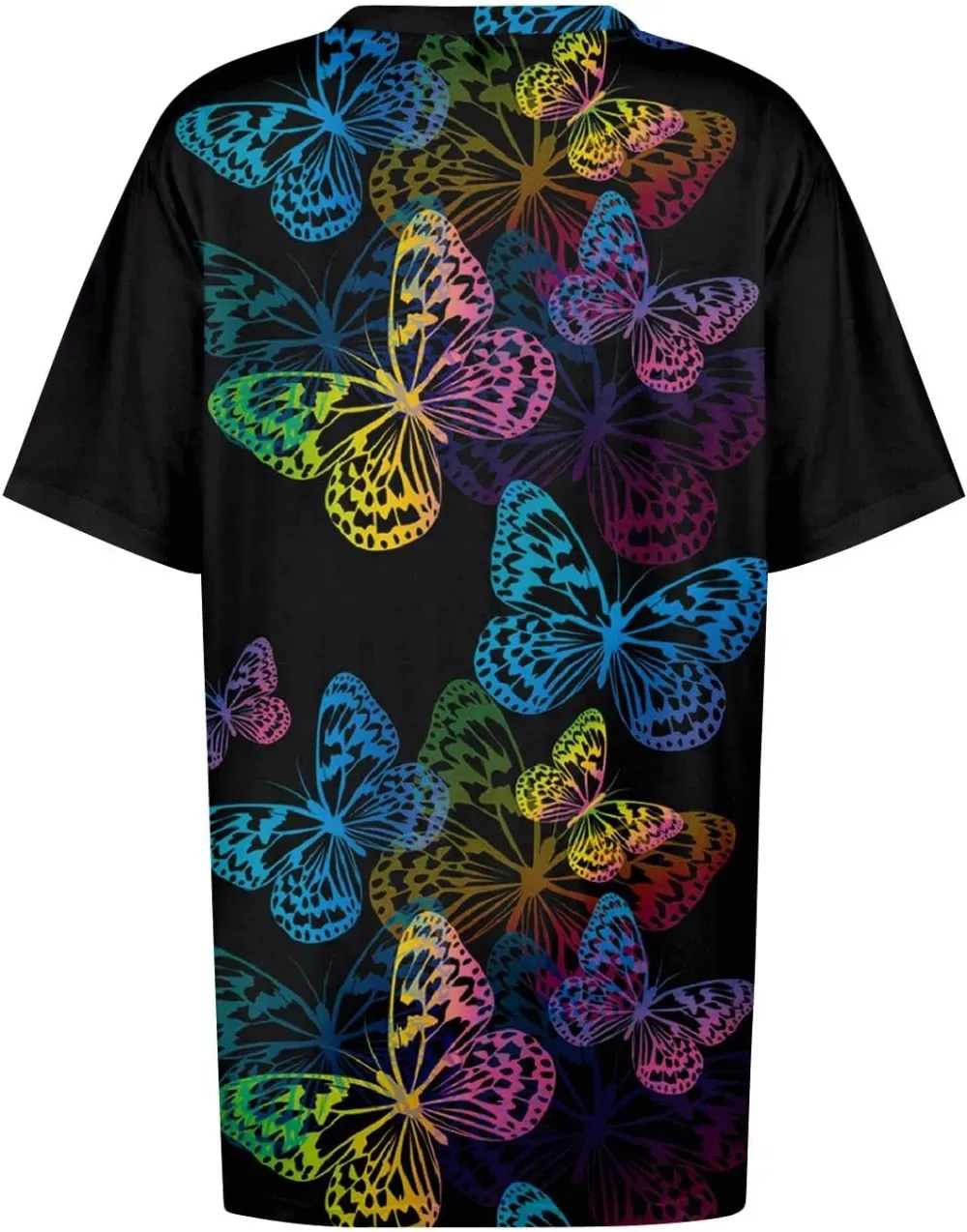 Plus Size Tops for Women Dressy Short Sleeve V Neck Shirts for Women Summer Tops for Women 2024 Floral Print Top
