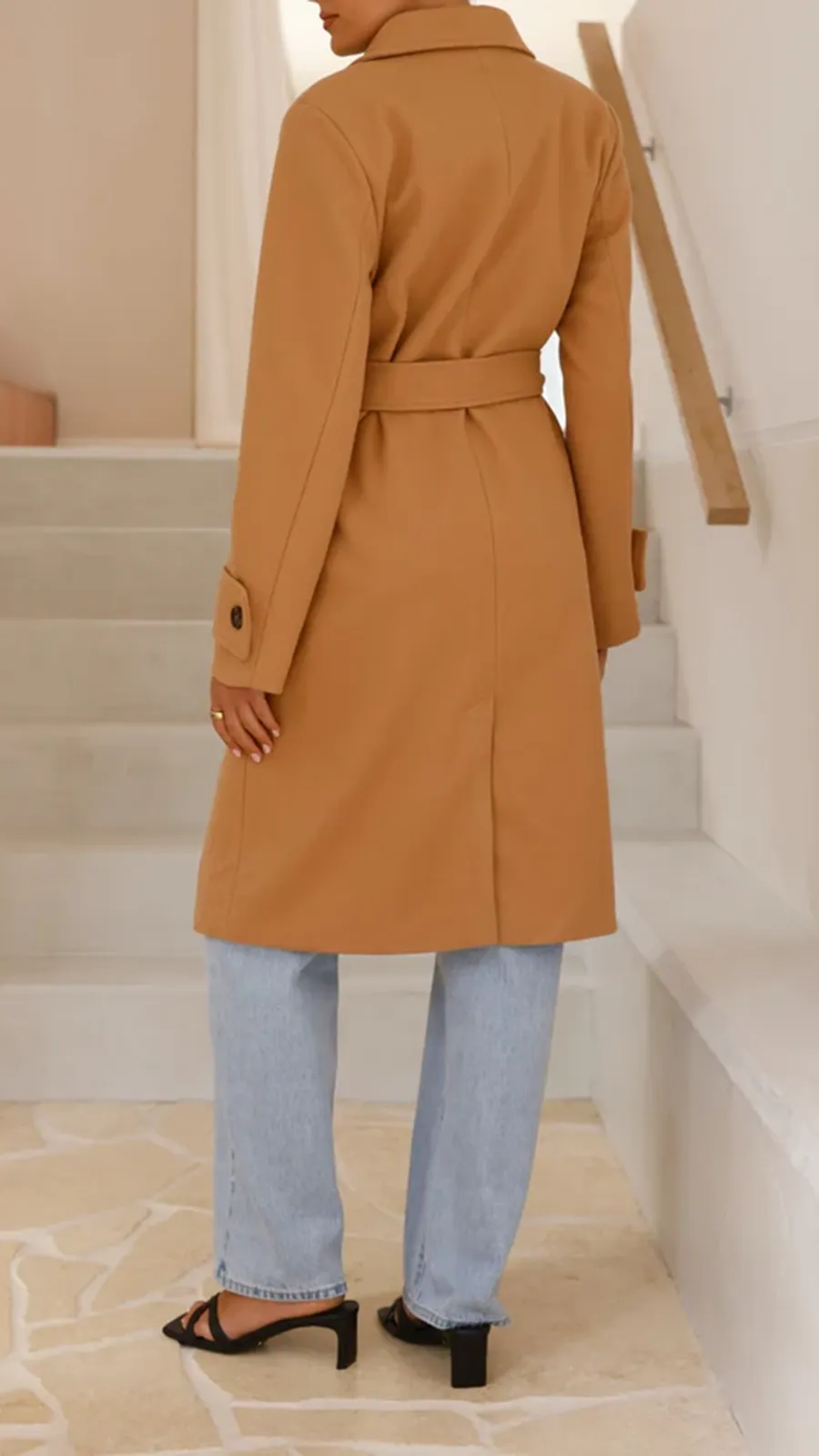 Padded Casual Long Jacket