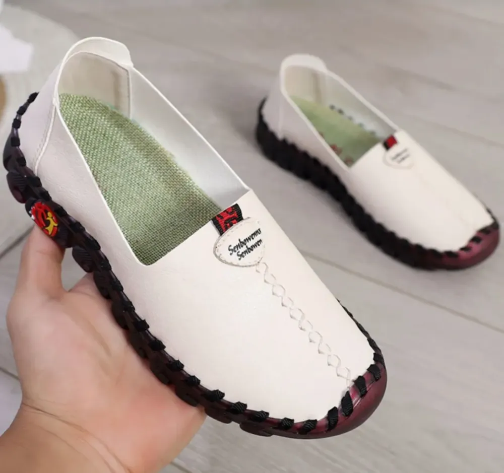 Women's Wide Fit Thick Sole Flats Shoes For Women