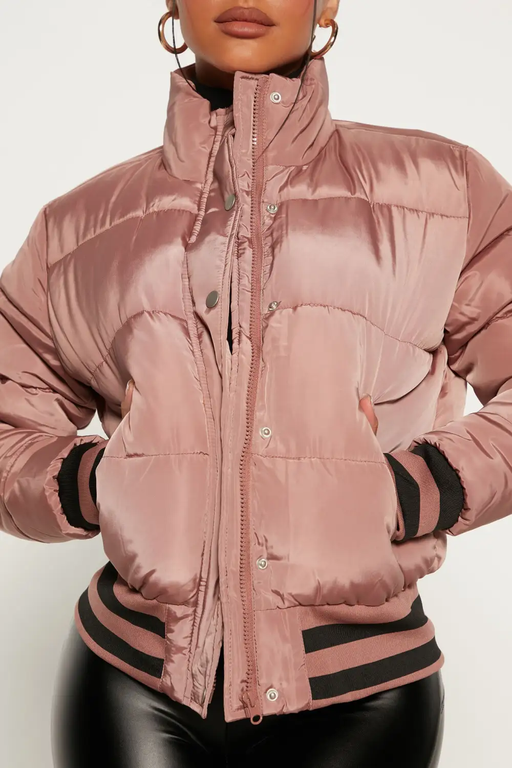 Mrs. Jackson Puffer Jacket - Light Pink