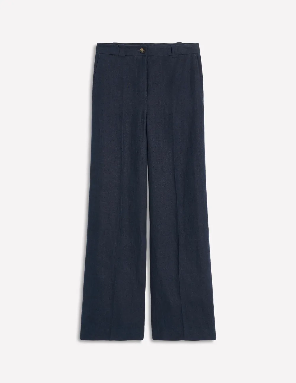 Navy Blue Westbourne Linen Pants