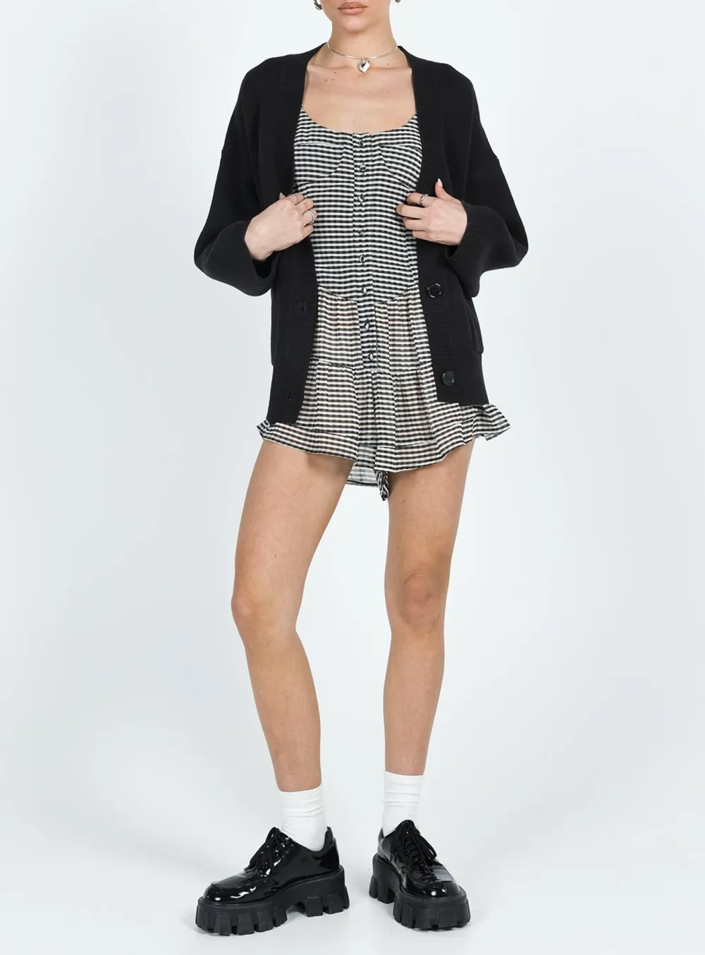 Drop shoulder Cardigan Cream