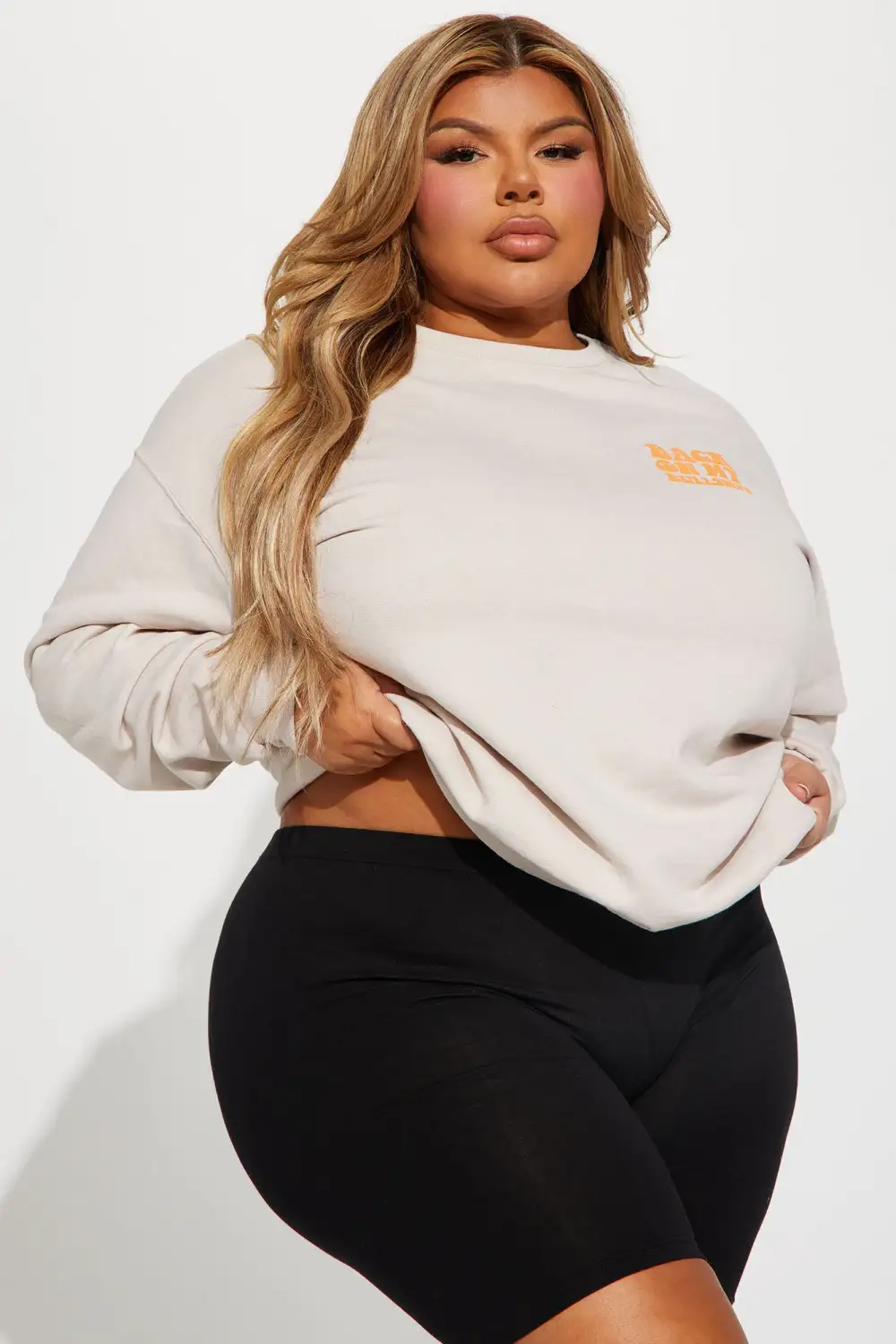 Back On My Bullsh*t Sweatshirt - Sand