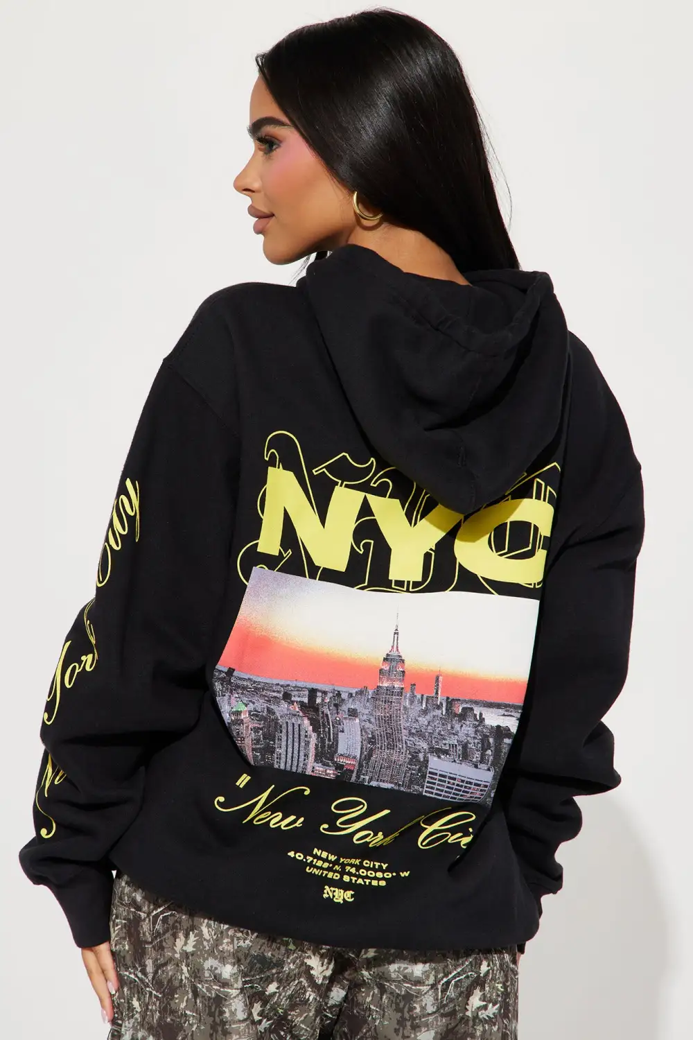 New York City Hoodie - Black