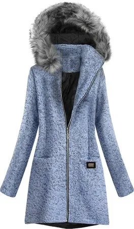 Short blue ladies jacket