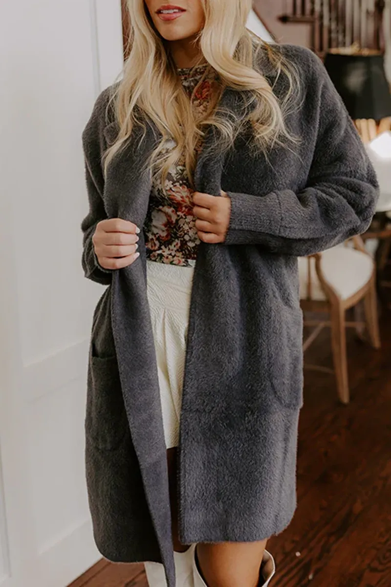 Long Lazy Warm Women's Coat