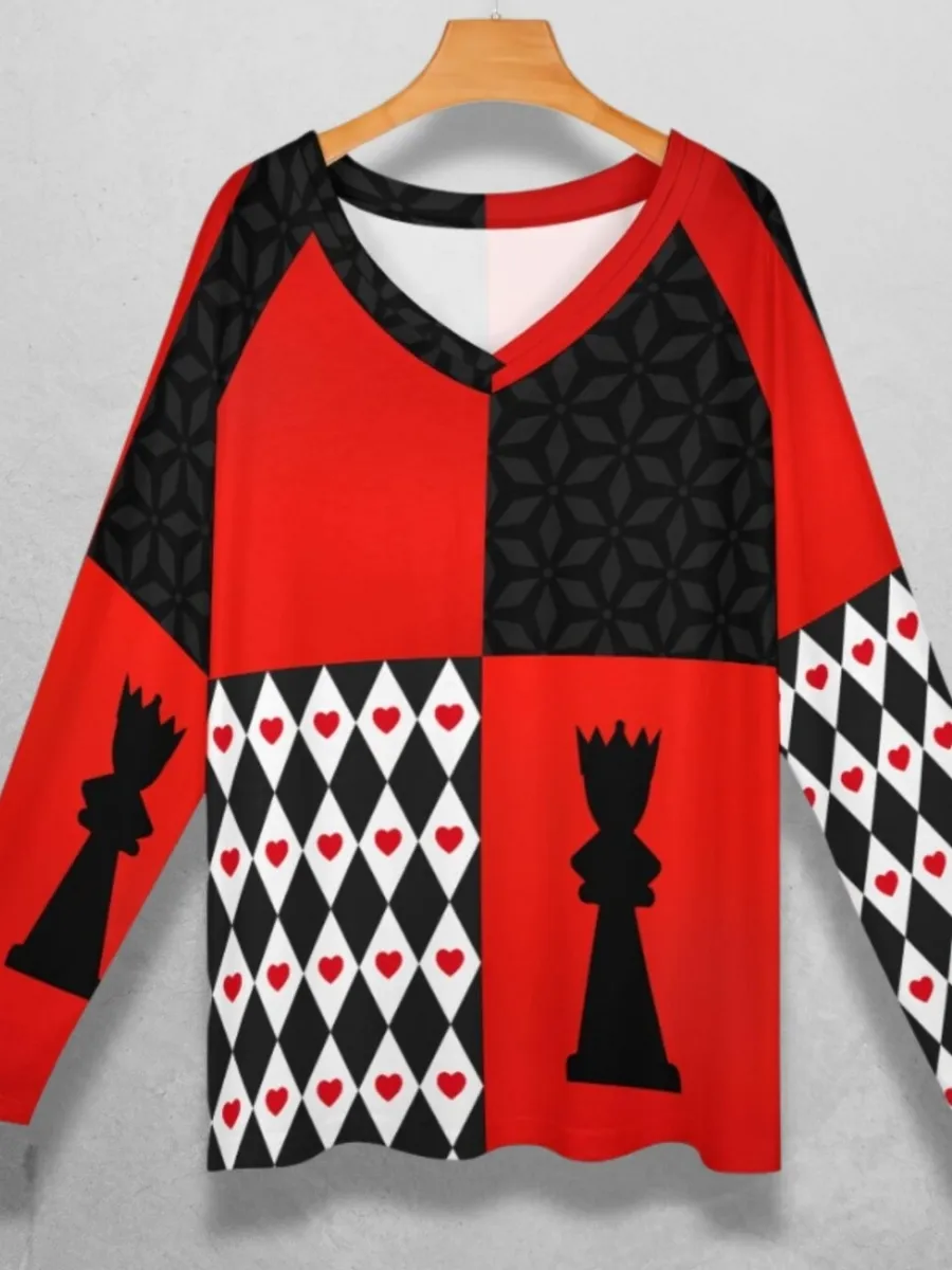 Checkered Long Sleeve Tee