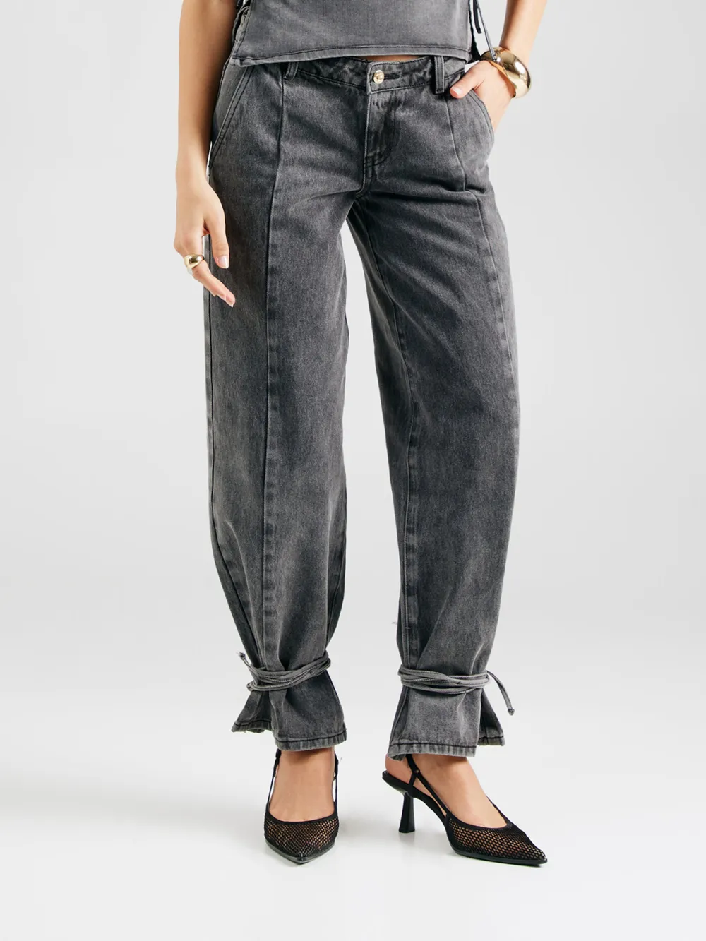 Acid Wash Casual Style Jeans