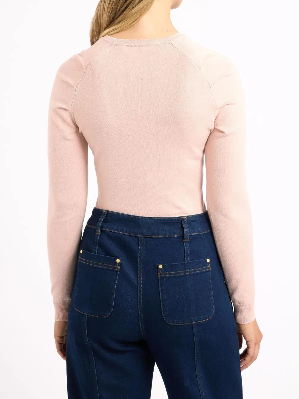 Pink Casual Basic Knitwear