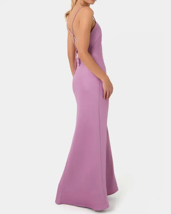 Backless Design Maxi Dress