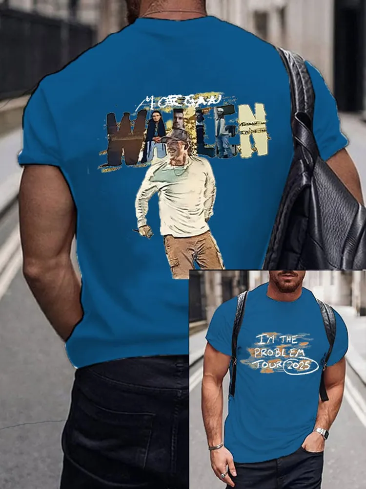 I'M The Problem Tour 2025 Double-Sided Printed Round-Neck Short-Sleeved T-Shirt