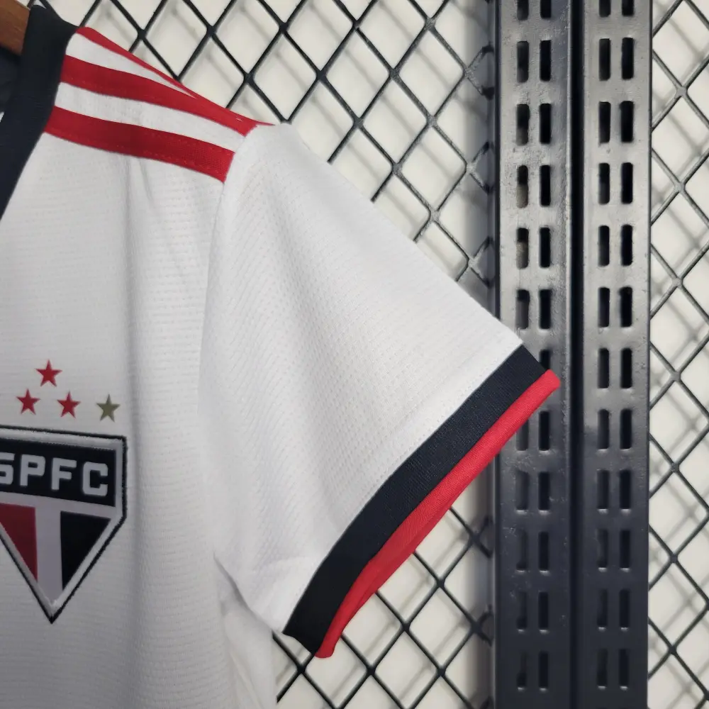 Camisa São Paulo Third 22/23 Feminina - Branca e Preta