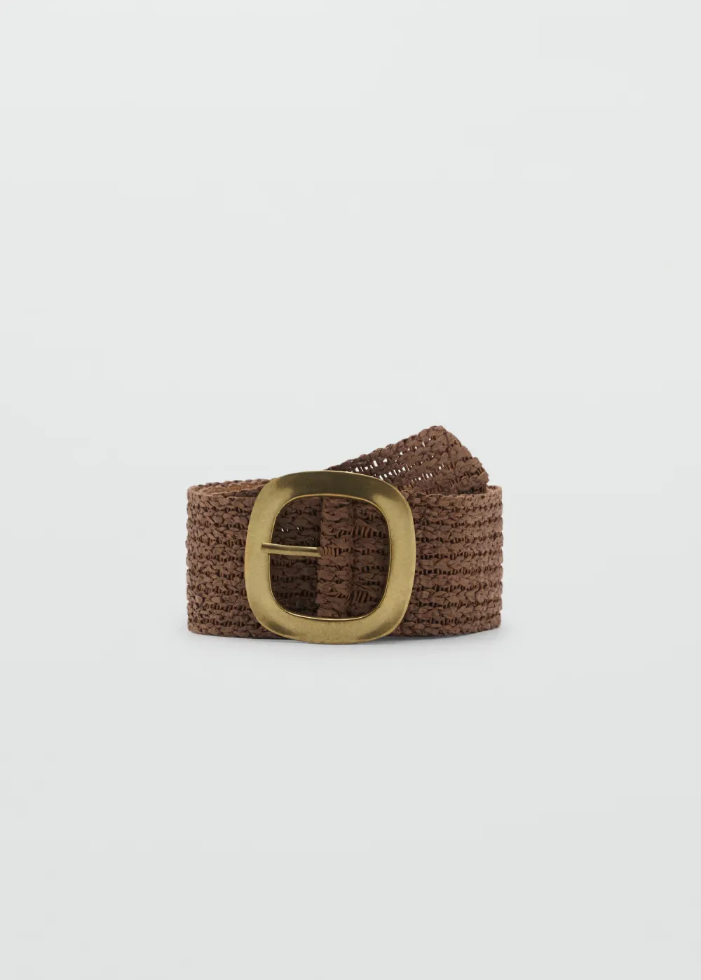 Beige Casual Style Natural Fibre Plain Belts