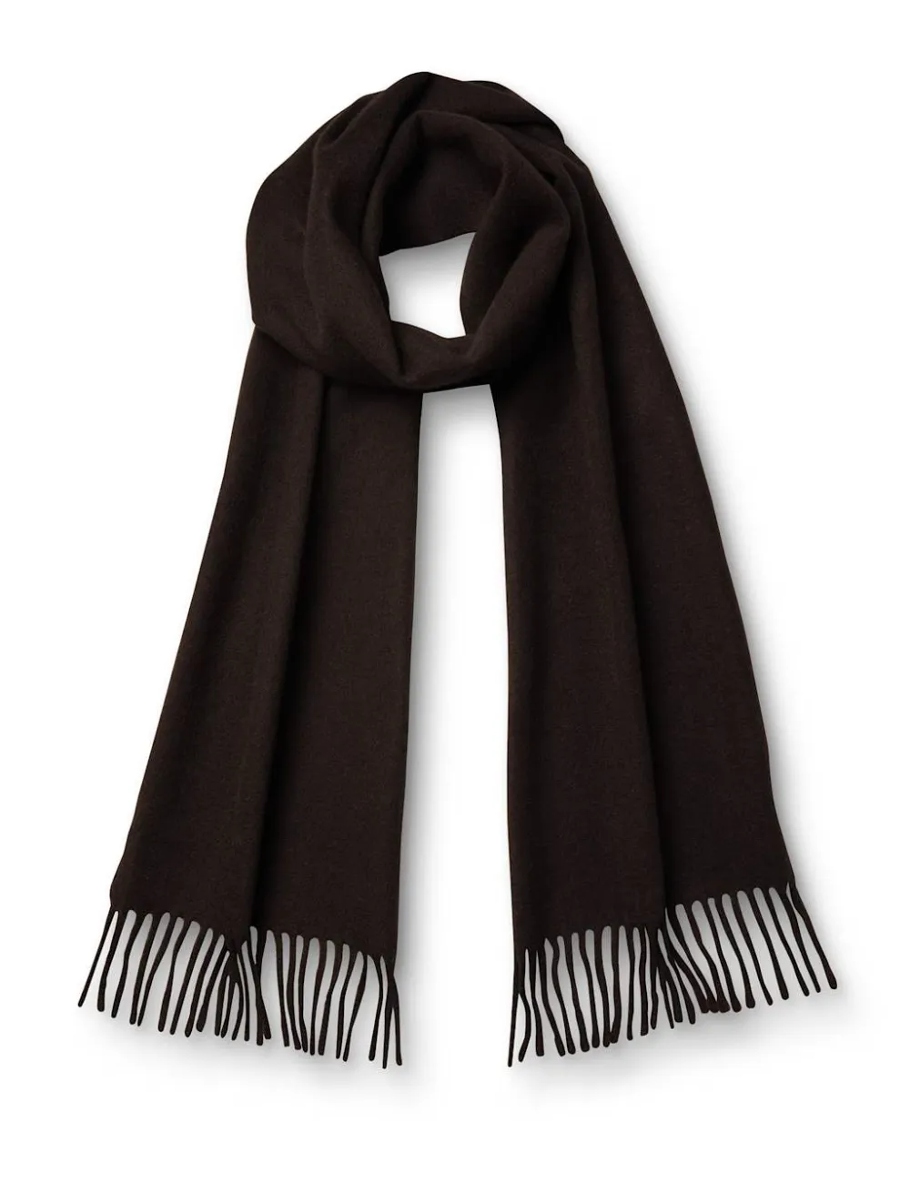 Plain Fringed Scarf