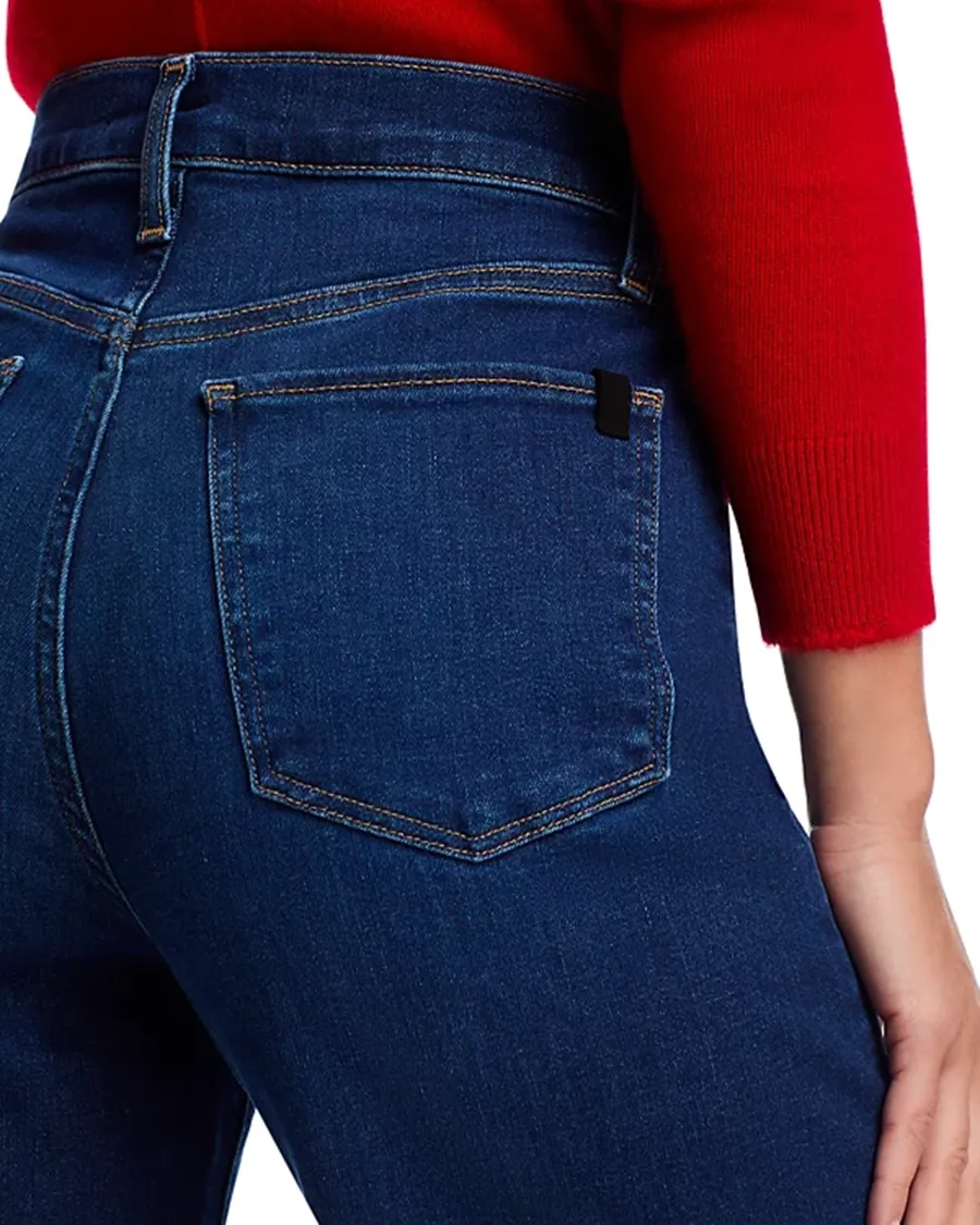 High Rise Wide Leg Stretch Jeans