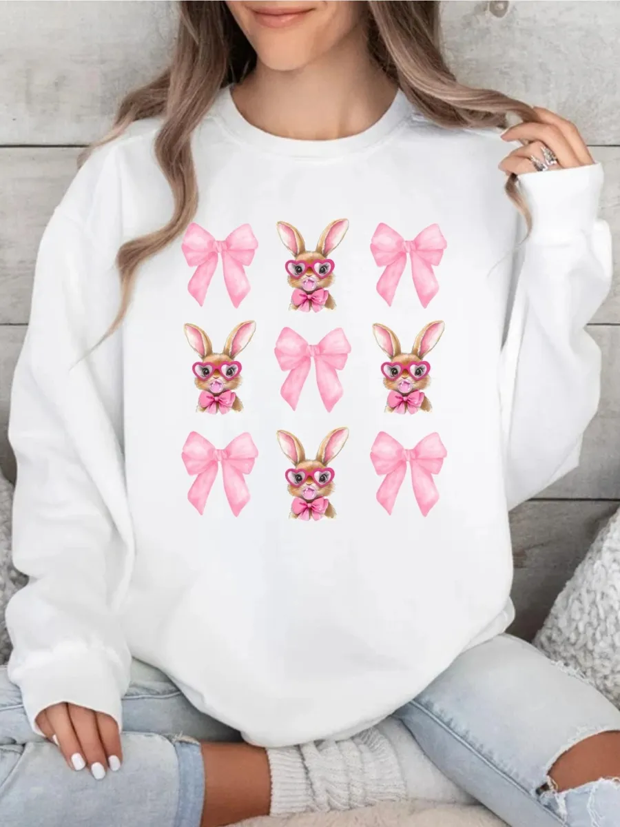 Bow And Bunny Sweatshirt