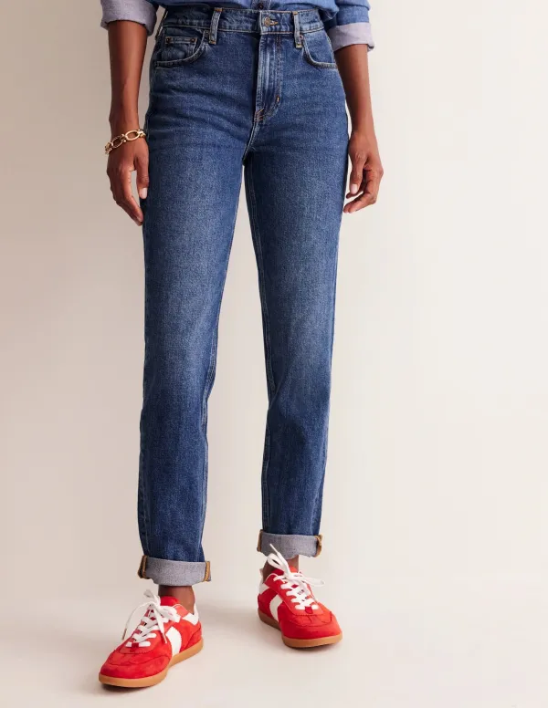 Girlfriend Jeans -Mid Vintage