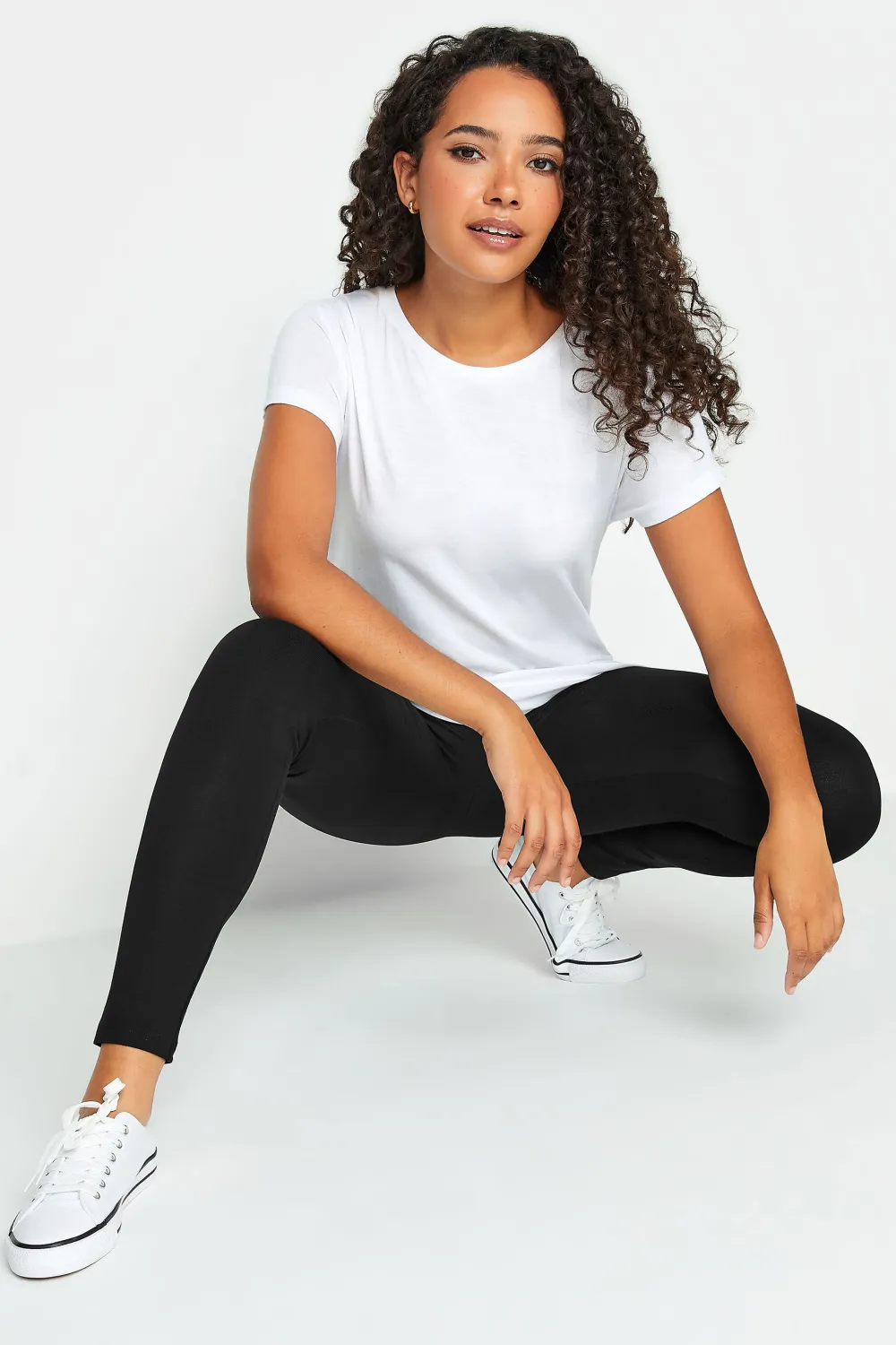 M&Co Black Stretch Cotton Leggings