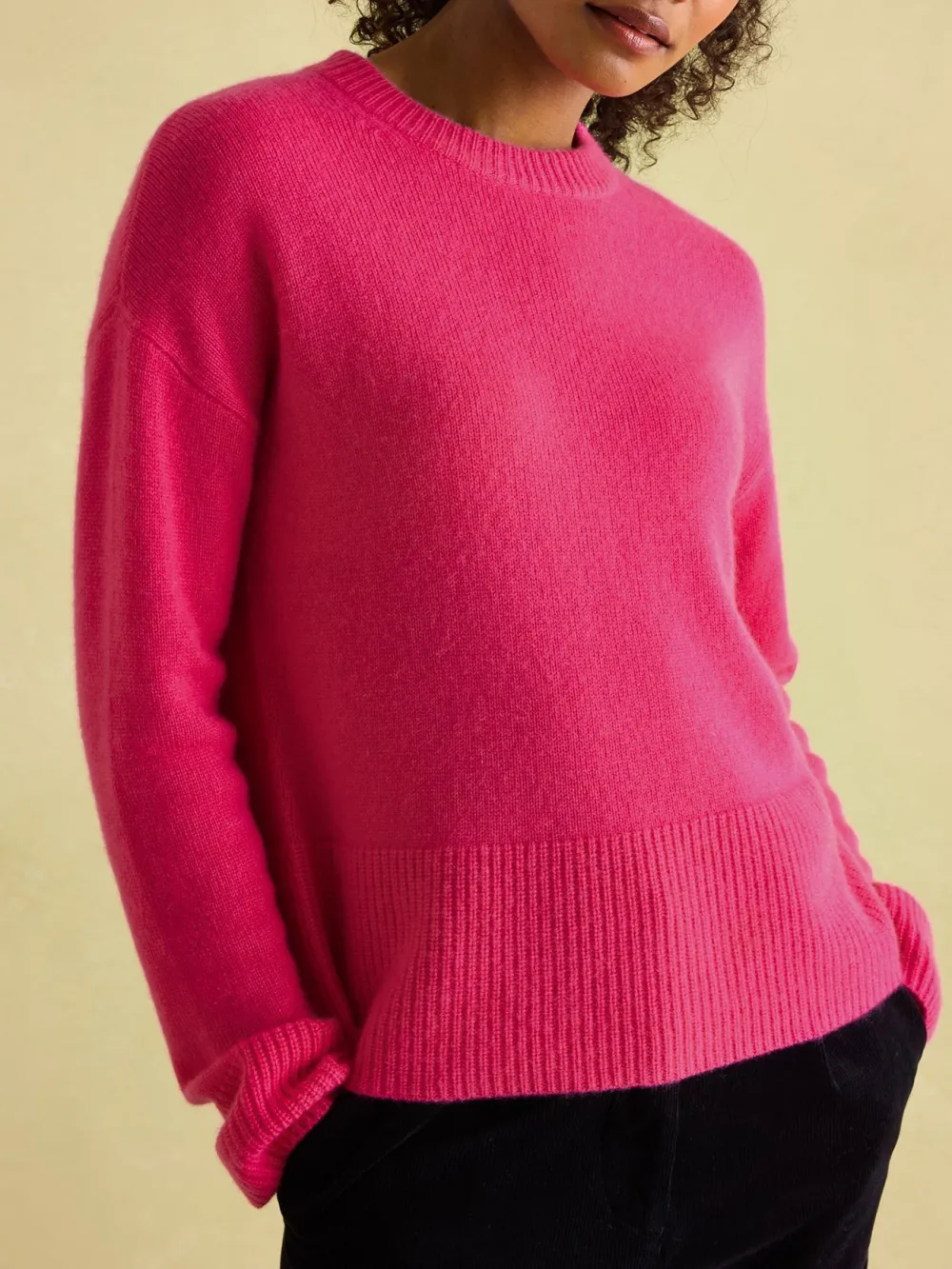 Red 100% Cashmere Jumper