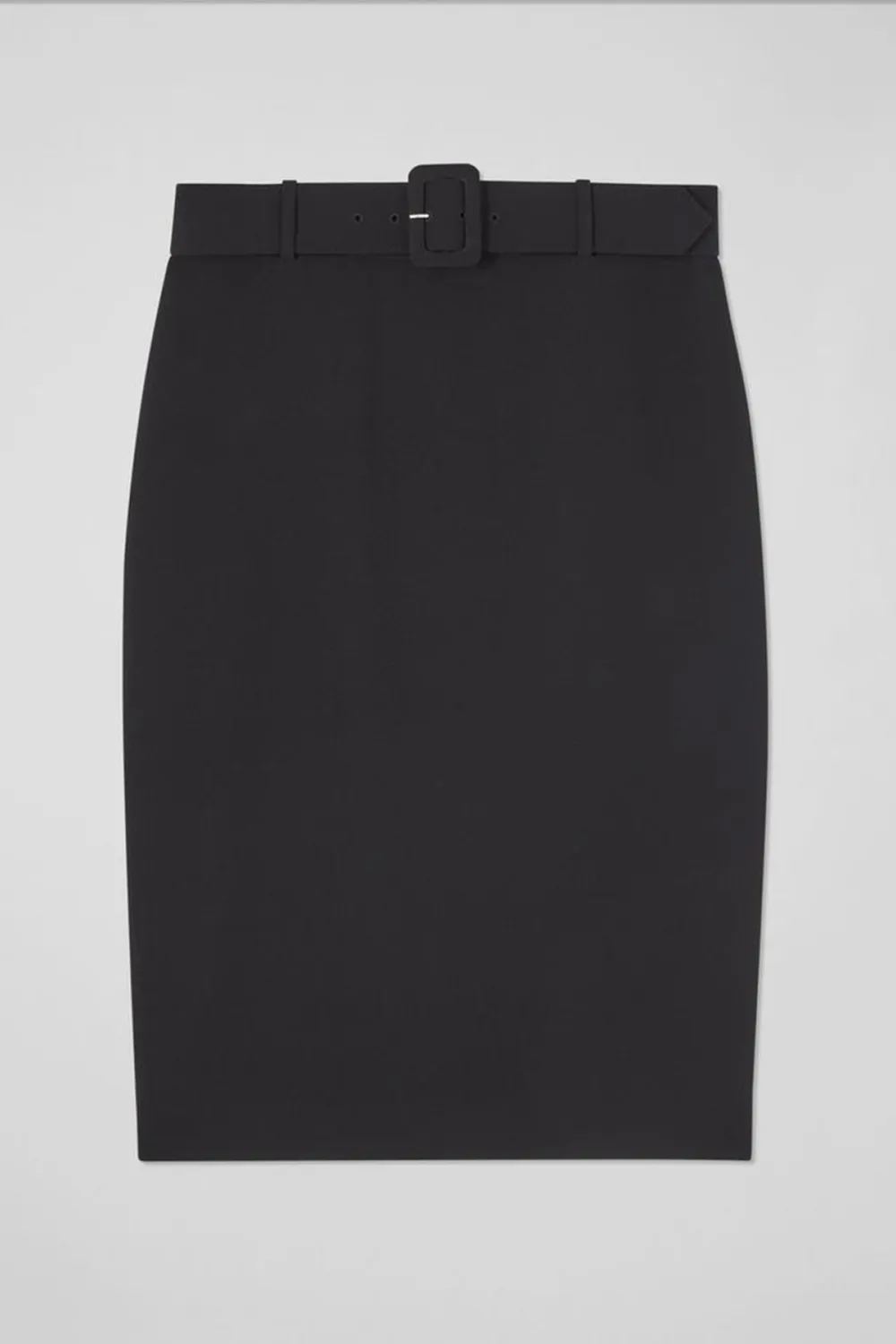 Black Pencil Midi Skirt