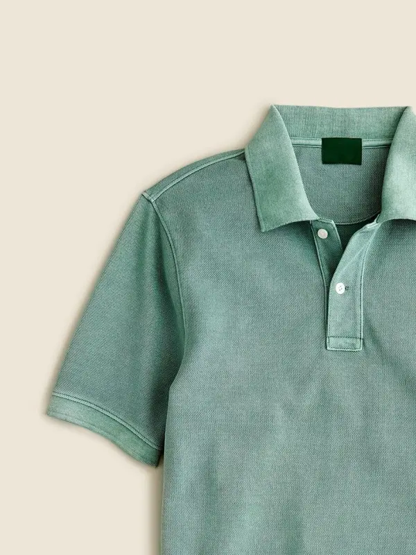Light Green Short Sleeve Polo Shirt