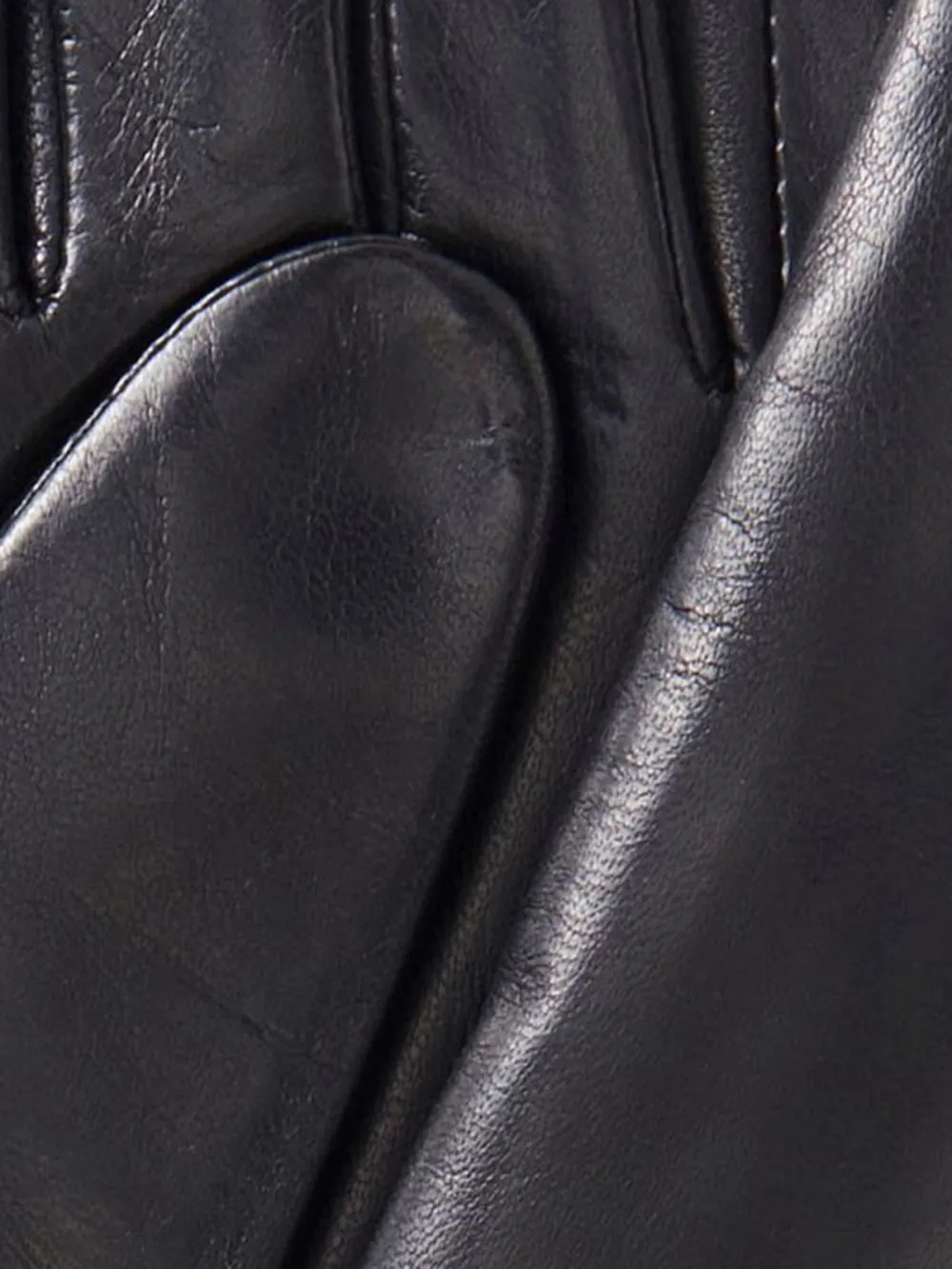 Black Leather Gloves
