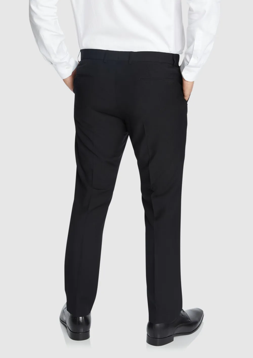 NAVY SLIM ELASTIC PANT