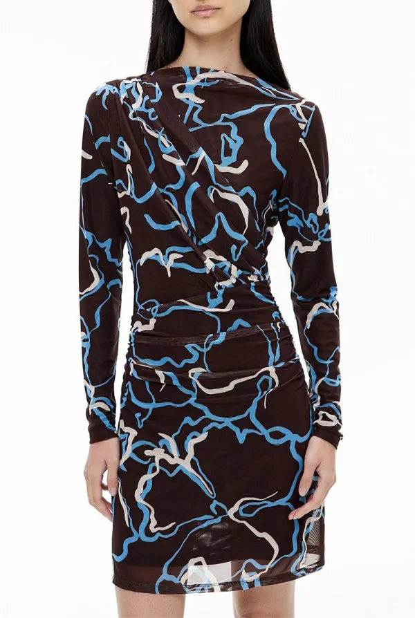 Artistic Printed Women's Dress