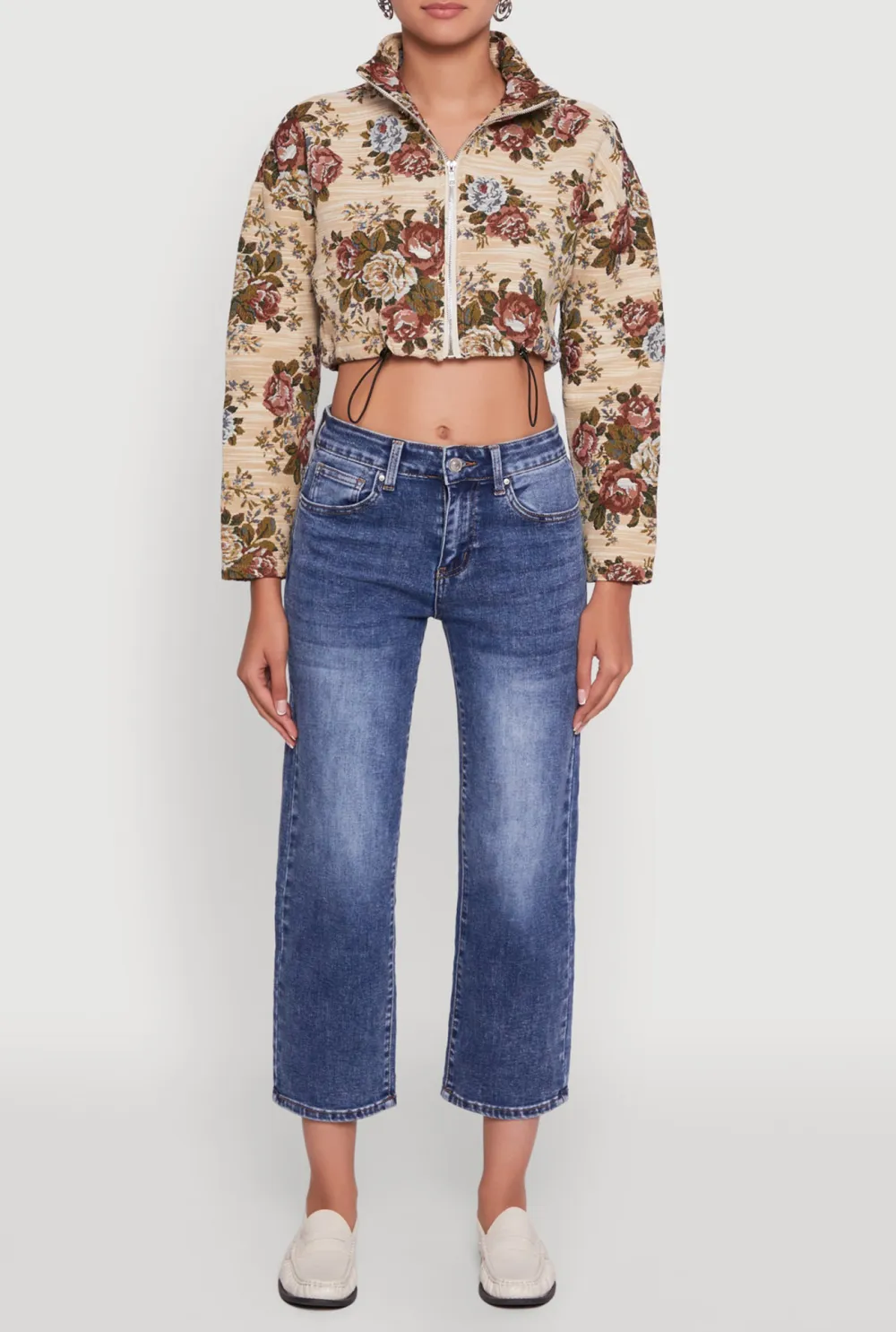 Drawstring Hem Jacket