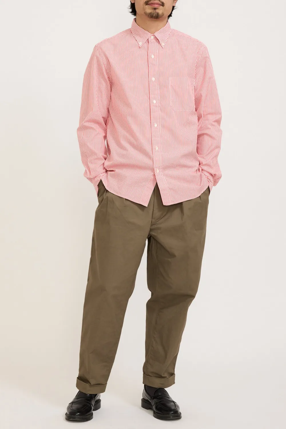 Block Stripe Broad Red