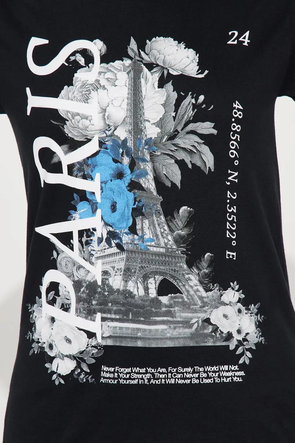Pardon My French Paris Tee - Black