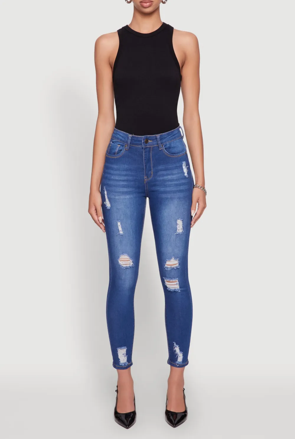 Tight Fitting Women's Jeans