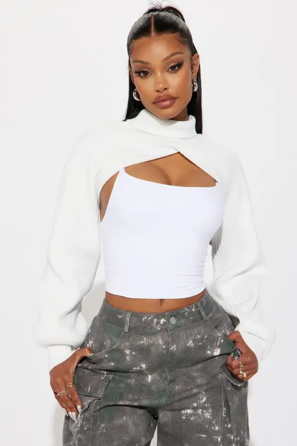 Strollin' Downtown Bolero - Ivory