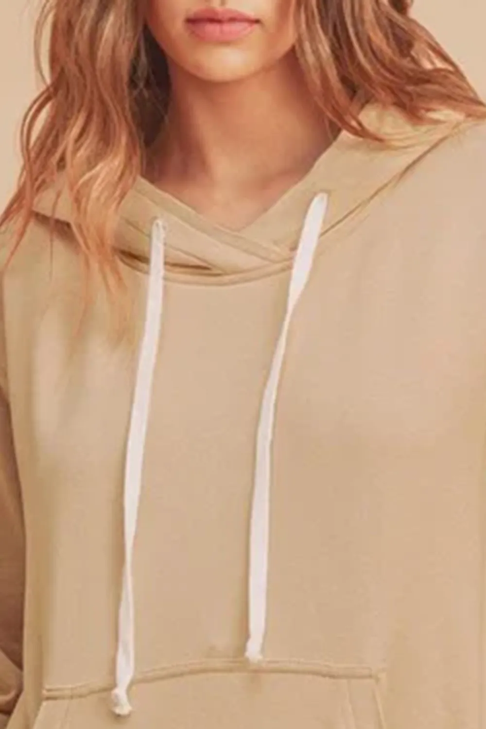 Oatmeal Retro Versatile Slimming  Hoodie