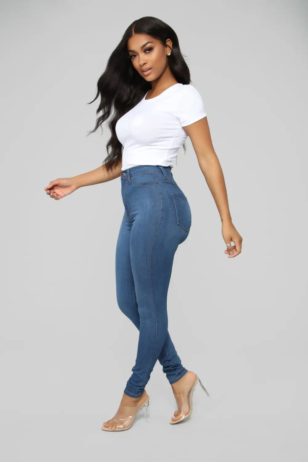 Sabrina Crew Neck Tee - White