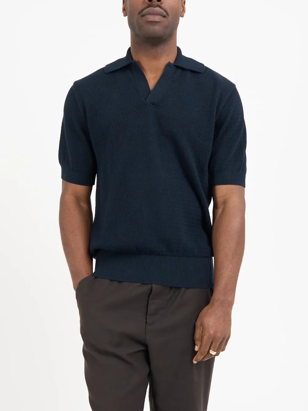 Navy Short Sleeve Polo Shirt