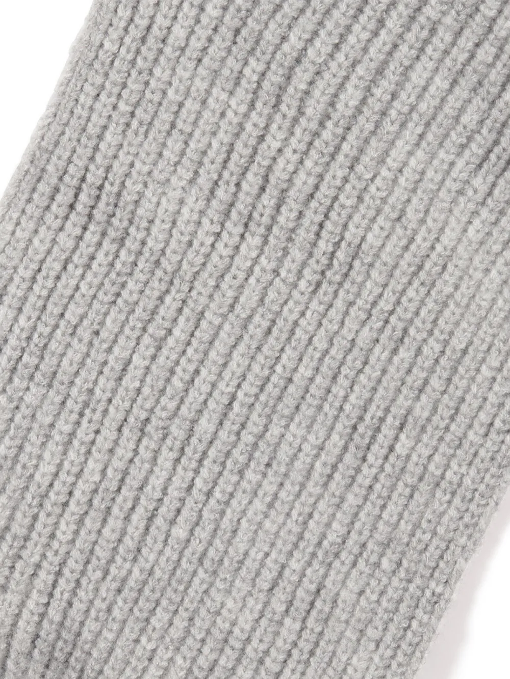 Grey Knitted Scarf