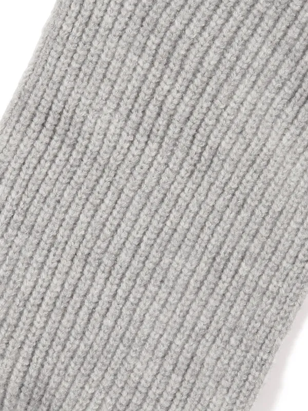 Grey Knitted Scarf