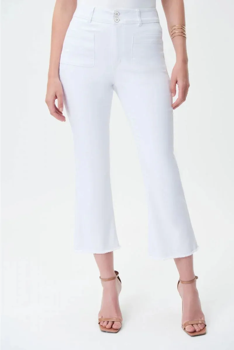 White Flared High - Waist Jeans