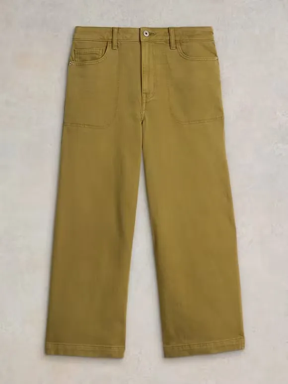 Cropped Wide Leg Jean