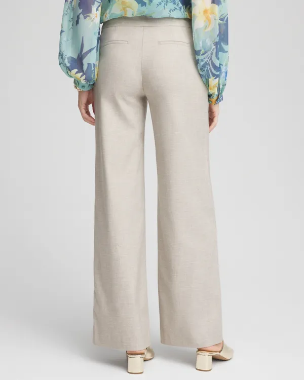 High Waisted Wide Leg Trousers