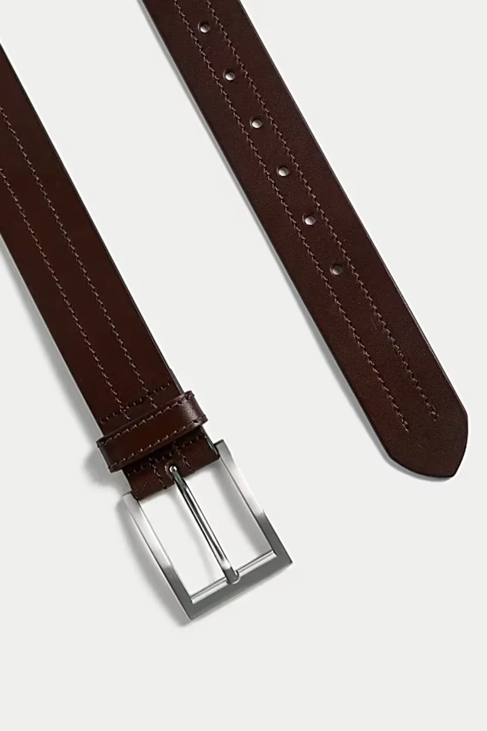 Detachable Italian Rectangle-Buckle Belt